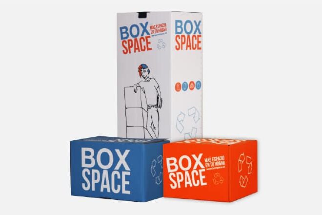Las cajas de boxspace listas para almacenar tus cosas