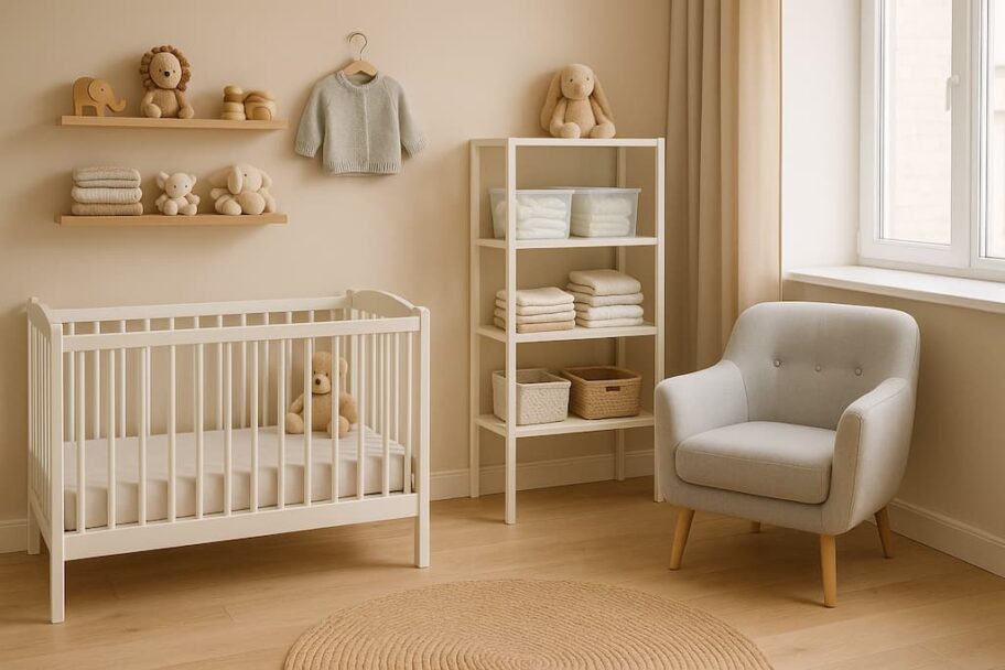 Cuarto de bebé ordenado y despejado gracias a Boxspace